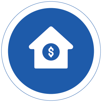 House with dollar sign icon