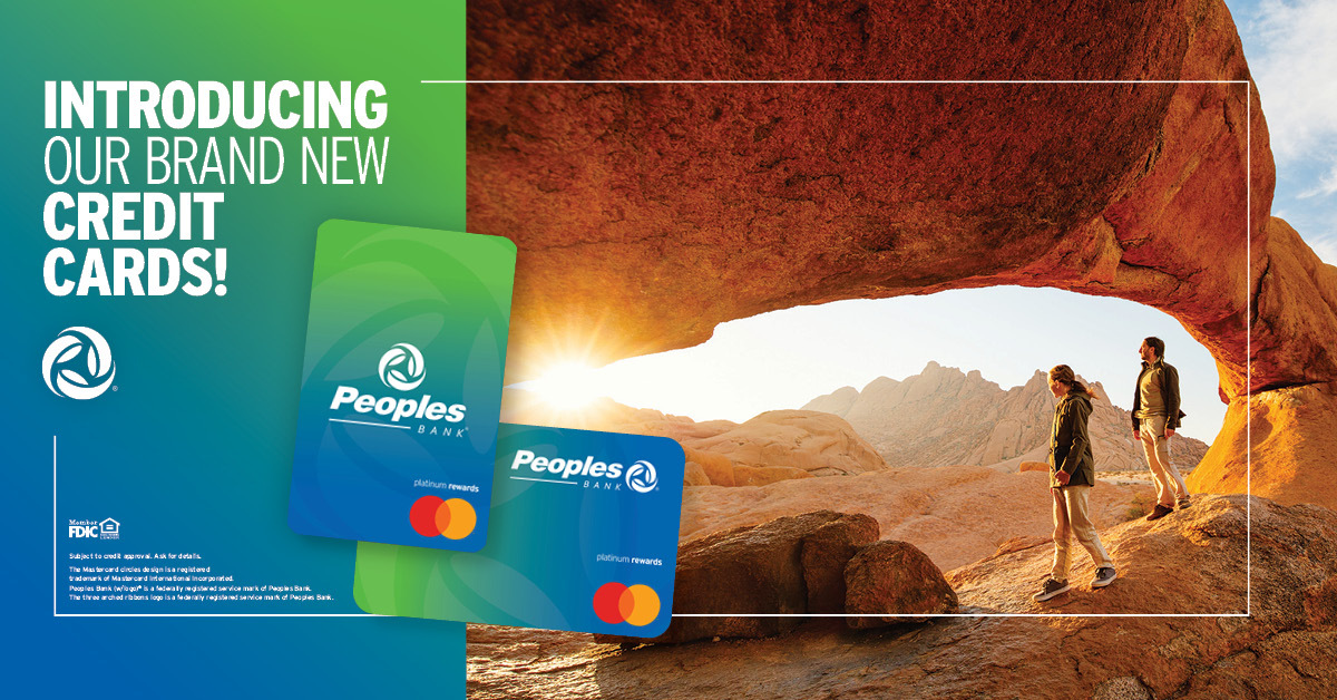 Introducing Peoples Bank's new credit cards