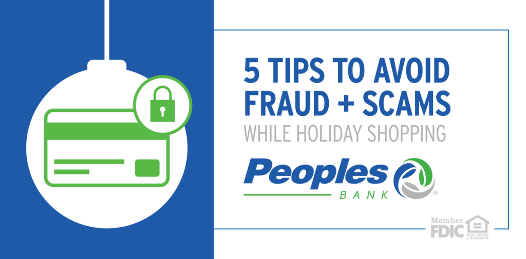 5 Tips to avoid fraud and scams while holiday shopping.