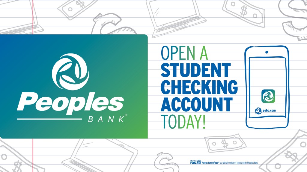 Open a student checking account today!