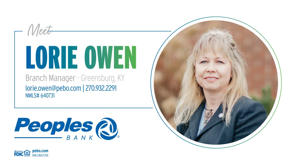Meet Lorie Owen – the Branch Manager of Greensburg, Kentucky!