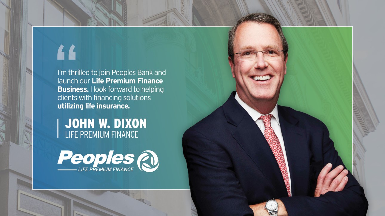 Peoples Bank Introduces Nationwide Business: Peoples Life Premium Finance