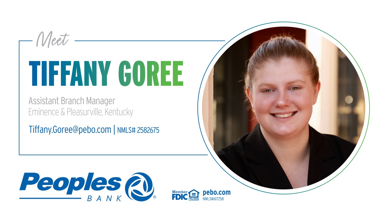 Meet Tiffany Goree – Assistant Manager at the Eminence and Pleasureville Branches in Kentucky!
