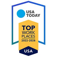 USA Today Top Workplaces 2022-2026 Award logo